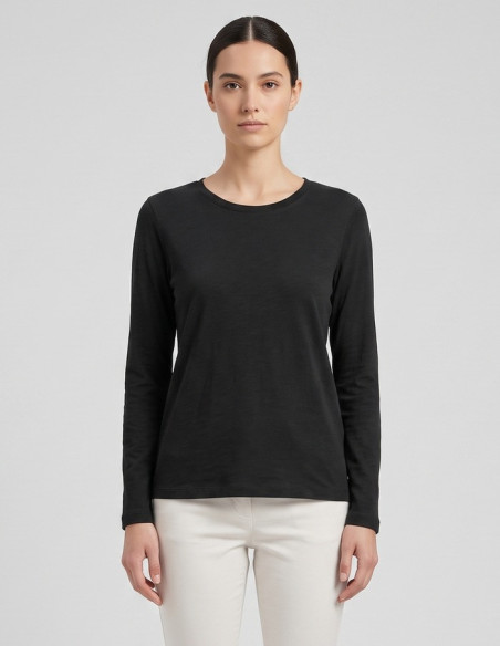 Markup t-shirt manica lunga con spacchi laterali MW9610007 [8b61ea42]