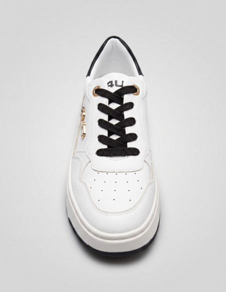 4US Paciotti sneakers in pelle con fondo alto 4BX265 [4dbfee7d]