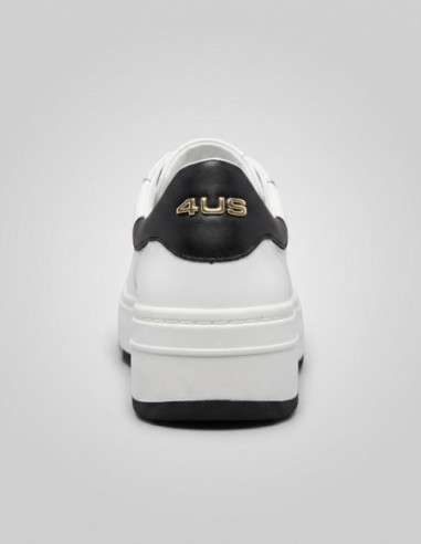 4US Paciotti sneakers in pelle con fondo alto 4BX265 [48efa963]