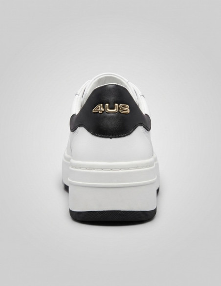 4US Paciotti sneakers in pelle con fondo alto 4BX265 [48efa963]