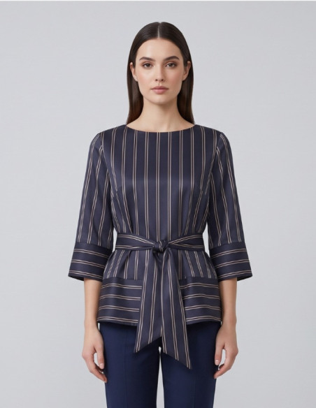 Dairesy casacca rigata con fusciacca FW26DE0031 [8a6588b6]
