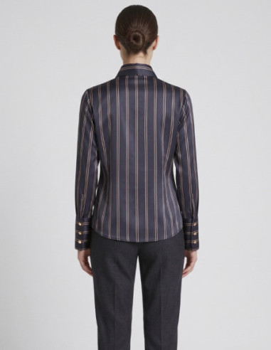 Dairesy camicia rigata con cravattino FW26DE0030 [753d9720]