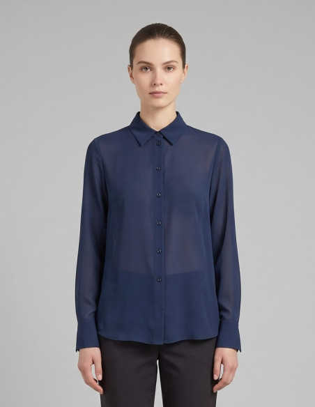 Dairesy camicia in tessuto fluido con bottoni in tono FW26DE0021 [5d46230e]