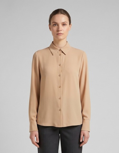 Dairesy camicia in tessuto fluido con bottoni in tono FW26DE0021 [5343e645]