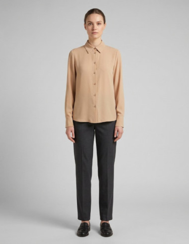 Dairesy camicia in tessuto fluido con bottoni in tono FW26DE0021 [3d78644c]
