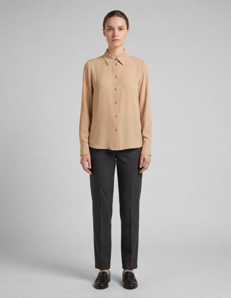 Dairesy camicia in tessuto fluido con bottoni in tono FW26DE0021 [3d78644c]