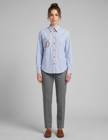 Dairesy camicia rigata in misto viscosa FW26DE0943 [cb3581e2]