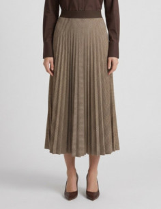 Dairesy gonna lunga plissé con elastico FW26D0965 [23da6a90]
