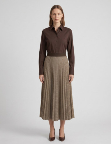 Dairesy gonna lunga plissé con elastico FW26D0965 [4de1e899]