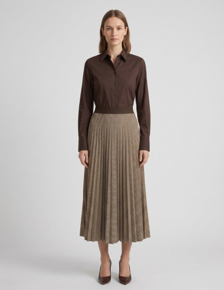 Dairesy gonna lunga plissé con elastico FW26D0965 [4de1e899]