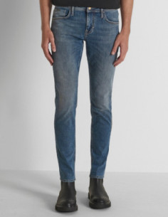 Antony Morato jeans tapered fit in blue denim Ozzy MMDT00241-FA750649-W02325 [3e644e39]