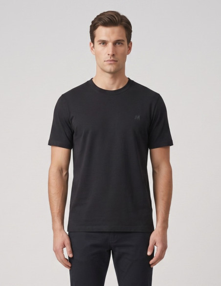 Antony Morato t-shirt regular in jersey con logo MMKS02727-FA100282 [4325935e]