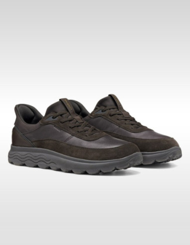 Geox sneaker in nappa e camoscio Spherica Plus U56MPA08522 [c84bb3ed]