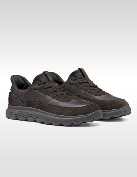 Geox sneaker in nappa e camoscio Spherica Plus U56MPA08522 [c84bb3ed]
