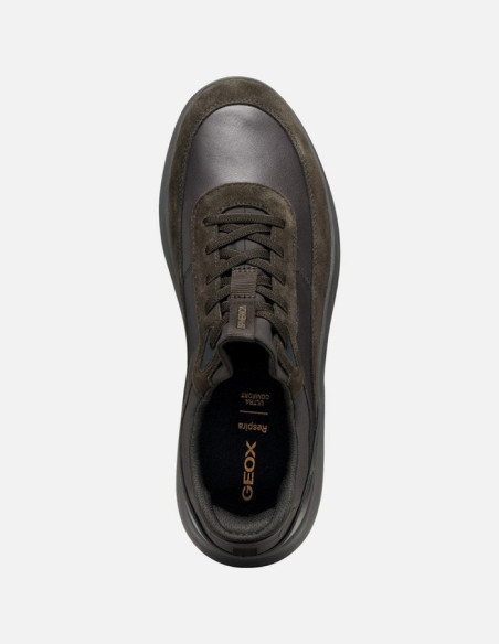 Geox sneaker in nappa e camoscio Spherica Plus U56MPA08522 [cd1bf4f3]
