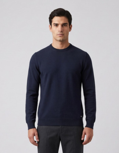Markup maglia girocollo in misto viscosa punto riso MK9900014 [4370c0d3]