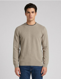 Markup maglia girocollo in misto viscosa punto riso MK9900124 [085a318c]