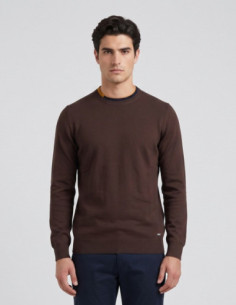 Markup maglia girocollo in misto viscosa punto riso MK9900124 [e11985e7]