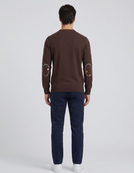 Markup maglia girocollo in misto viscosa punto riso MK9900124 [383fc6ea]