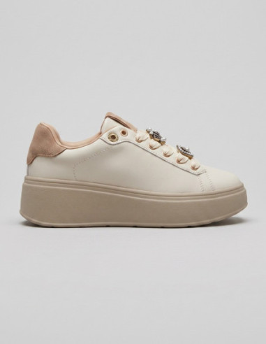 Gold & Gold sneaker platform con dettaglio gioiello GB1093 [7bf11163]