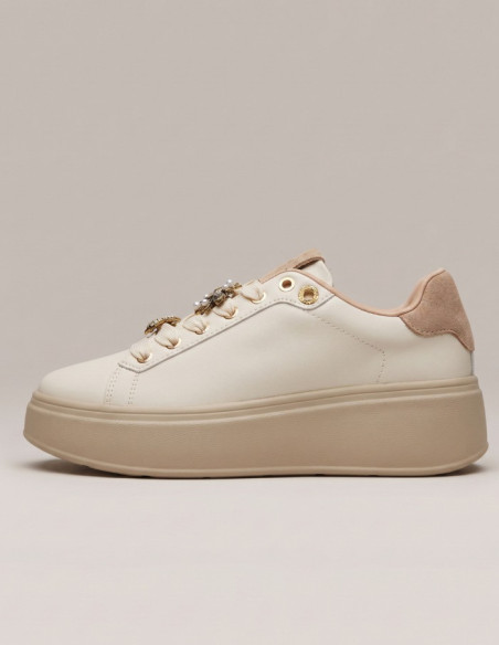 Gold & Gold sneaker platform con dettaglio gioiello GB1093 [a2d7526e]