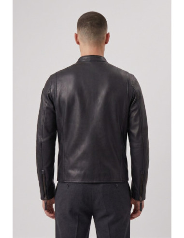 Blauer bomber in morbida pelle Ripley 26WBLUL02493-007340 [9e9ea96e]