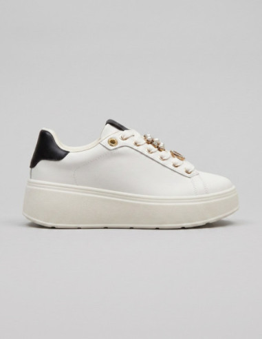 Gold & Gold sneaker platform con dettaglio gioiello GB1093 [5f27b66a]
