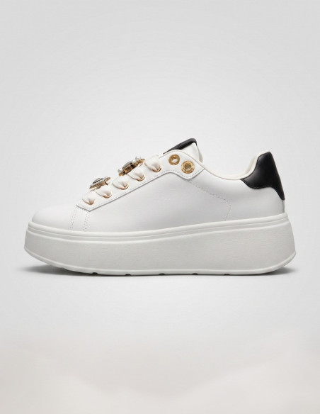 Gold & Gold sneaker platform con dettaglio gioiello GB1093 [8601f567]