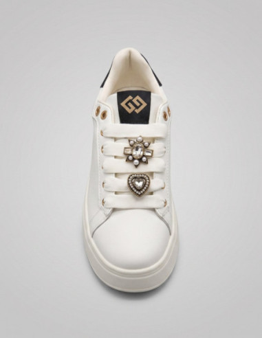 Gold & Gold sneaker platform con dettaglio gioiello GB1093 [311c3463]