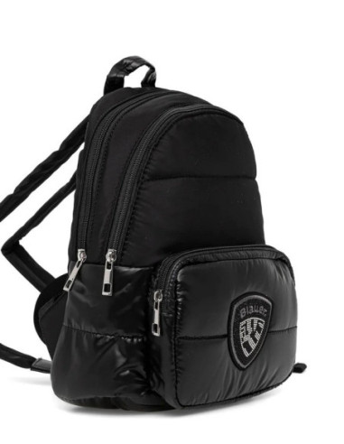 Blauer zaino trapuntato con logo F6WAVE04/PAD [6f9ef044]
