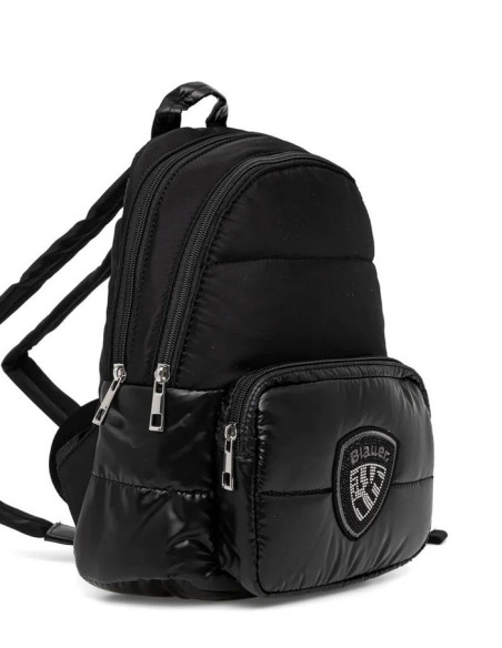 Blauer zaino trapuntato con logo F6WAVE04/PAD [6f9ef044]
