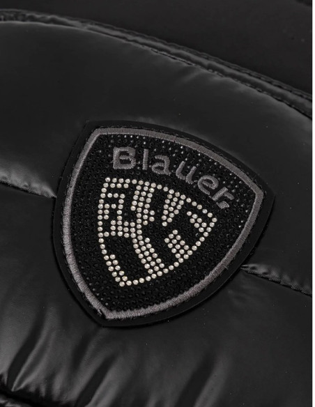 Blauer zaino trapuntato con logo F6WAVE04/PAD [6aceb75a]