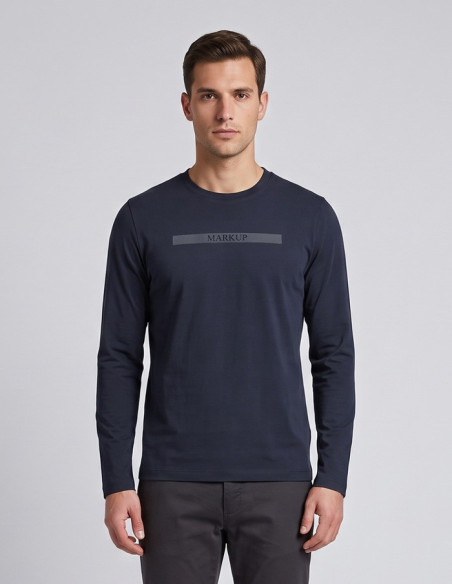 Markup t-shirt in cotone con logo MK21003 [1b23087d]