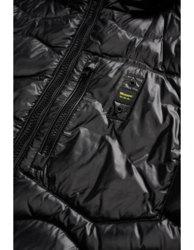 Blauer piumino ad onde con cappuccio Wave 26WBLUC03064-006355 [dcc97f42]