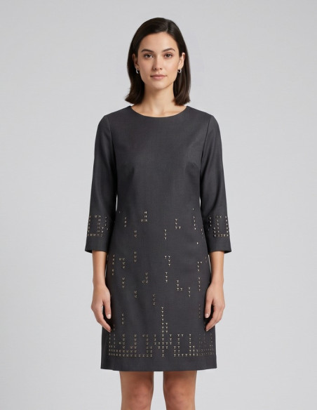 Dairesy abito con borchie FW26D0949 [8499231e]