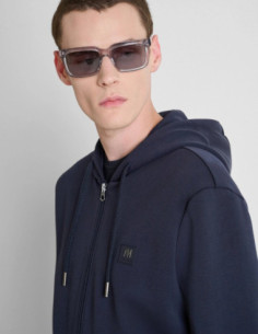 Antony Morato felpa cappuccio regular fit in interlock con logo MMFL01172-FA150168 [cef65eb3] 2
