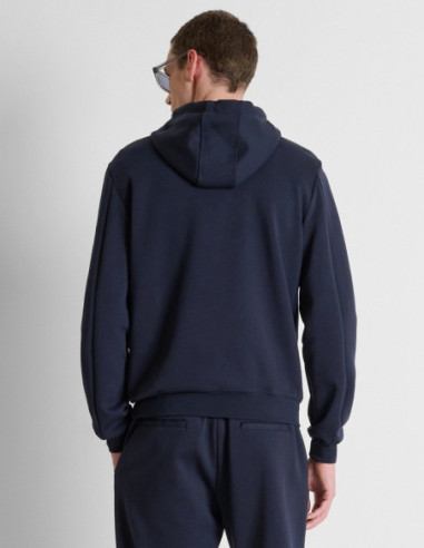 Antony Morato felpa cappuccio regular fit in interlock con logo MMFL01172-FA150168 [a0cddcba]