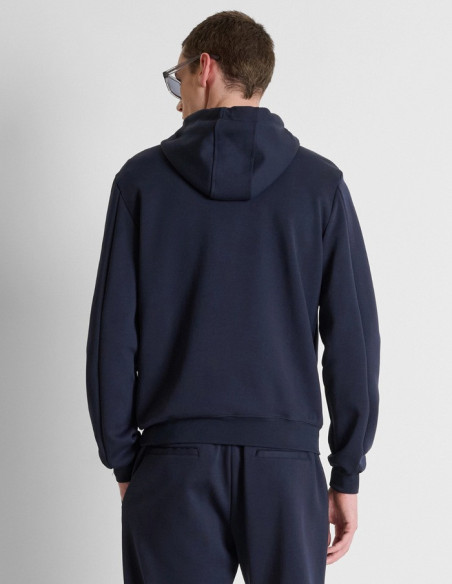 Antony Morato felpa cappuccio regular fit in interlock con logo MMFL01172-FA150168 [a0cddcba]