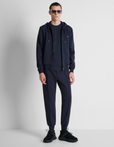 Antony Morato felpa cappuccio regular fit in interlock con logo MMFL01172-FA150168 [a59d9ba4]