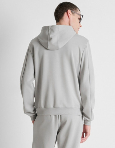 Antony Morato felpa cappuccio regular fit in interlock con logo MMFL01172-FA150168 [485cd80d]