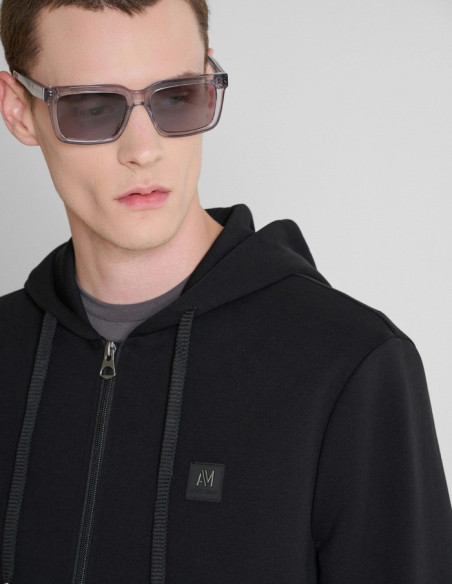 Antony Morato felpa cappuccio regular fit in interlock con logo MMFL01172-FA150168 [a7cc1f34]