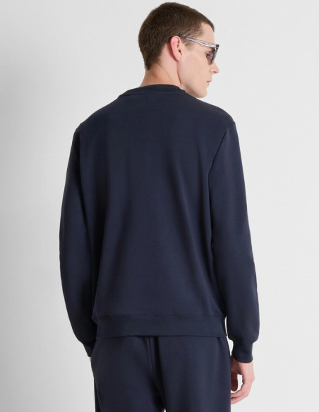 Antony Morato felpa girocollo regular fit in interlock con logo MMFL01171-FA150168 [50d78c8c]