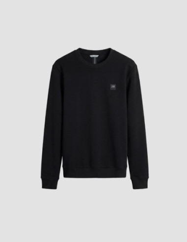 Antony Morato felpa girocollo regular fit in interlock con logo MMFL01171-FA150168 [e59bc918]
