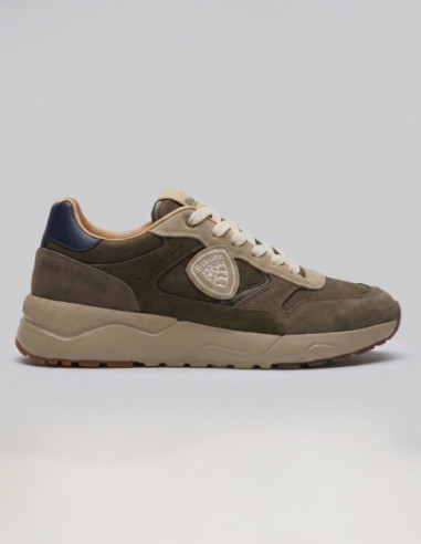 Blauer sneaker con scudetto OZARK01/NUS [f662fb86]