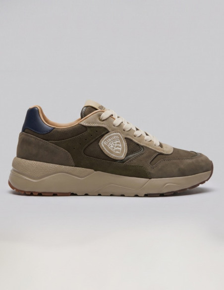 Blauer sneaker con scudetto OZARK01/NUS [f662fb86]