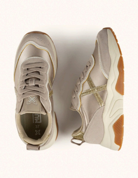 Munich sneaker allacciata con logo Wave Wmn 186 8770186 [7330f9ff]