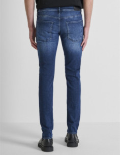 Antony Morato jeans tapered fit in titan blue icon Ozzy MMDT00241-FA750611-W12104 [e2d98627] 2