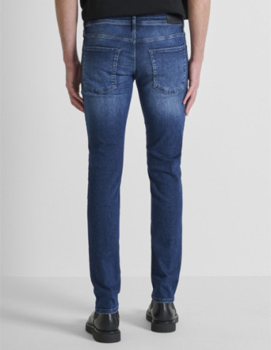 Antony Morato jeans tapered fit in titan blue icon Ozzy MMDT00241-FA750611-W12104 [3bffc52a]