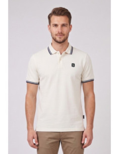 Refrigue polo in piquet stretch con dettagli a contrasto R5018M261 [378066c4]