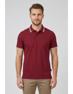 Refrigue polo in piquet stretch con dettagli a contrasto R5018M261 [256bb5c0]